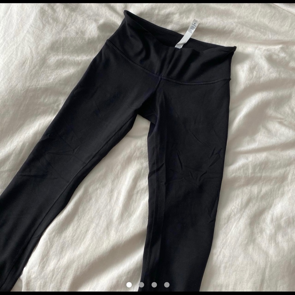 Lululemon low rise winder under tight black leggings ( full-on luxtreme ) size 4
